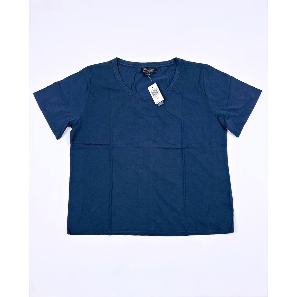 Pendleton Men's Luxe Essential Crew Neck Tee Large Navy Blue